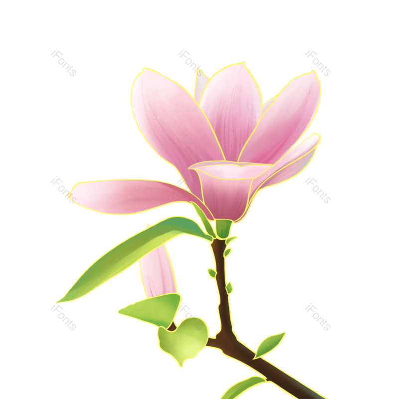 春天图片,手绘元素,PNG,免抠素材